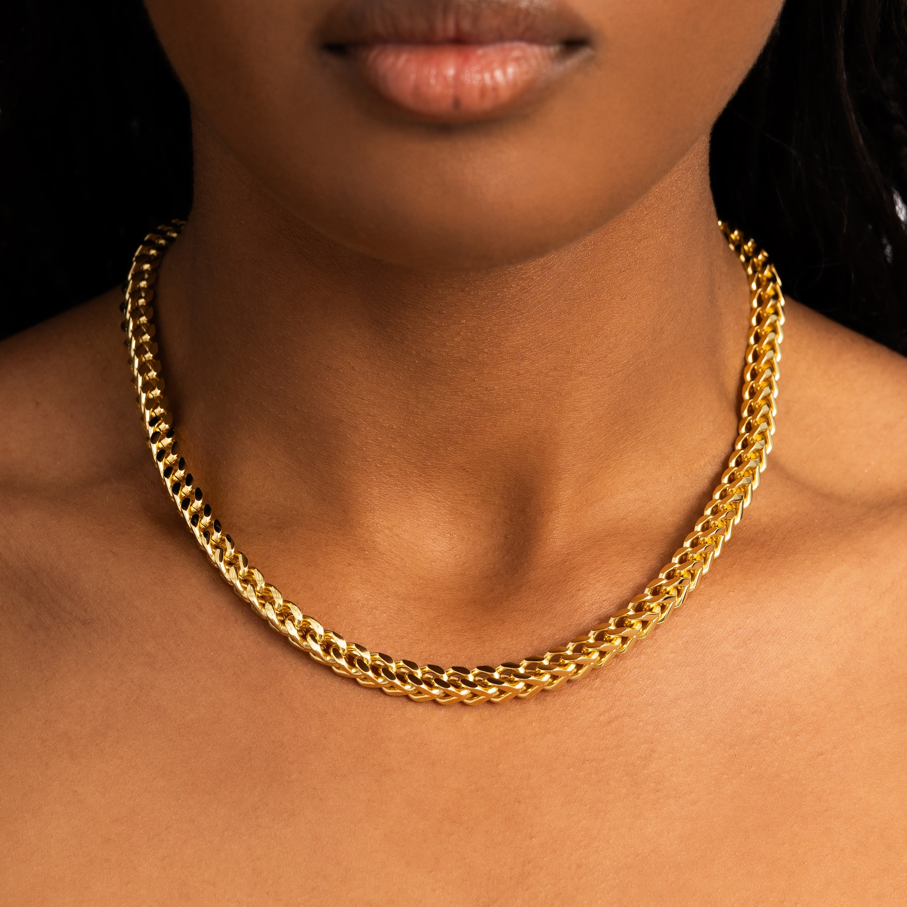 6mm Franco Chain Gold