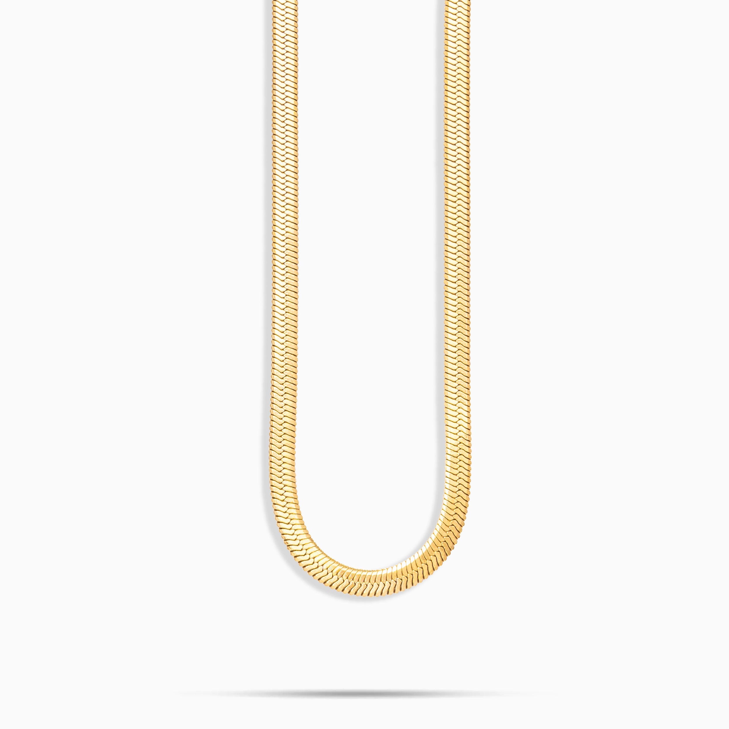 6mm Herringbone Chain Gold