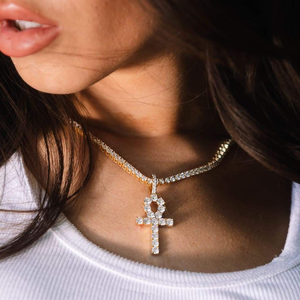 Flare Ankh Pendant — Gold