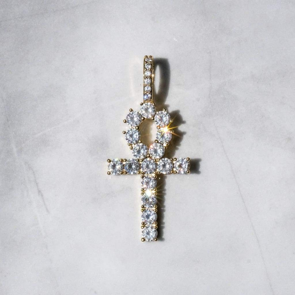 Flare Ankh Pendant — Gold
