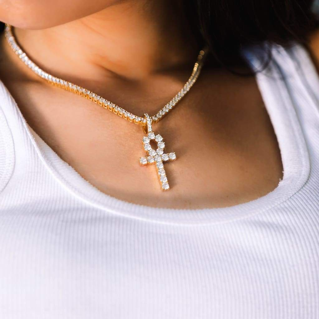 Flare Ankh Pendant — Gold