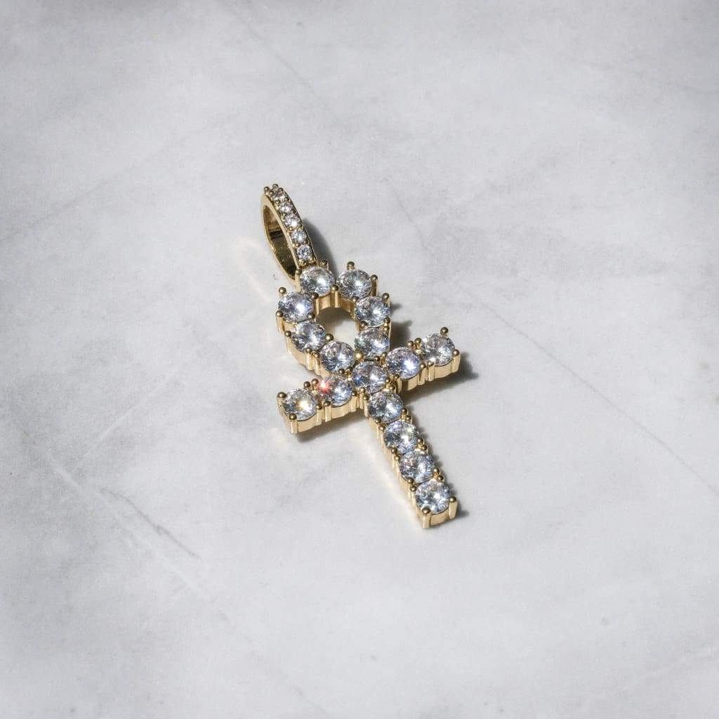 Flare Ankh Pendant — Gold