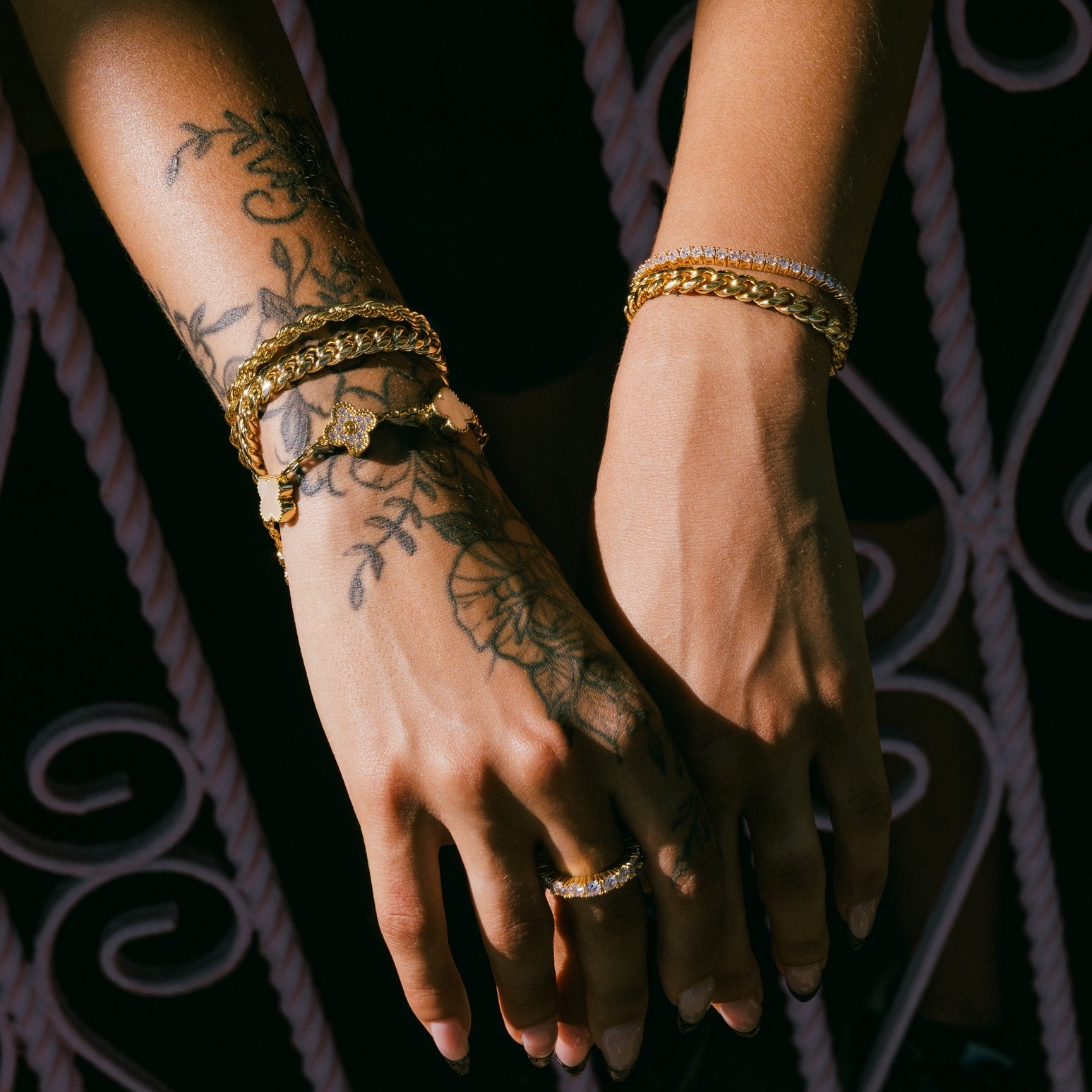 8mm Cuban Link Bracelet Gold