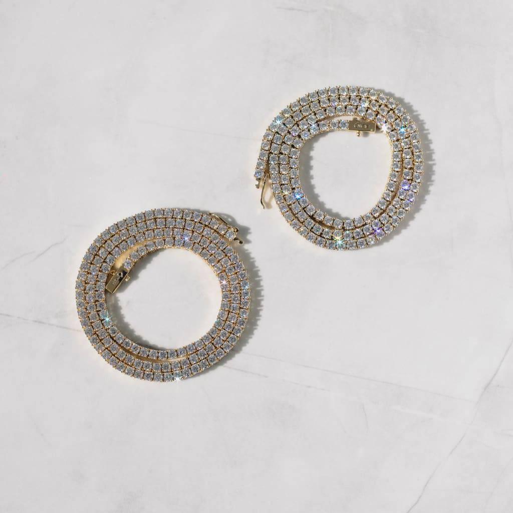 3mm Tennis Chain Gold