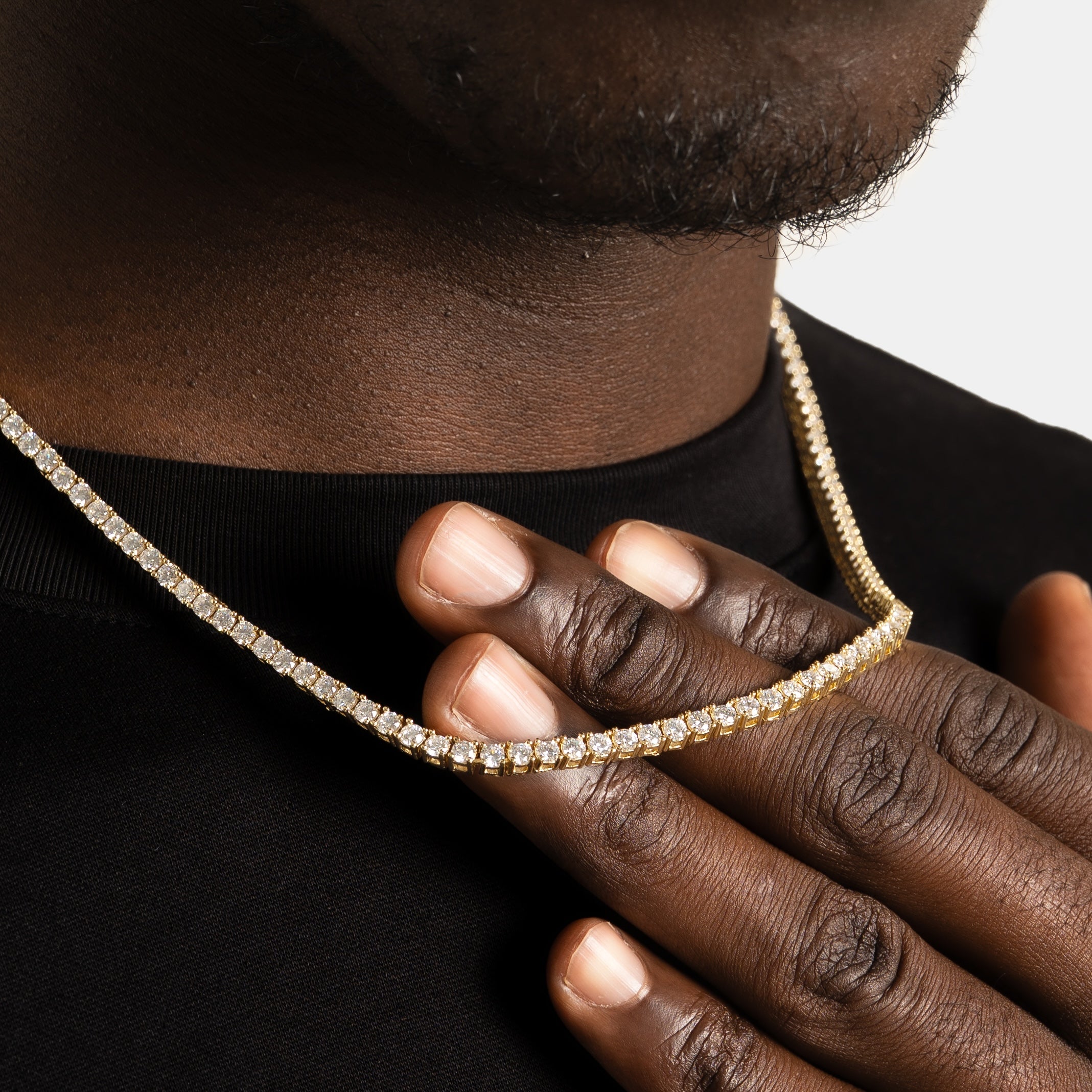 3mm Tennis Chain Gold