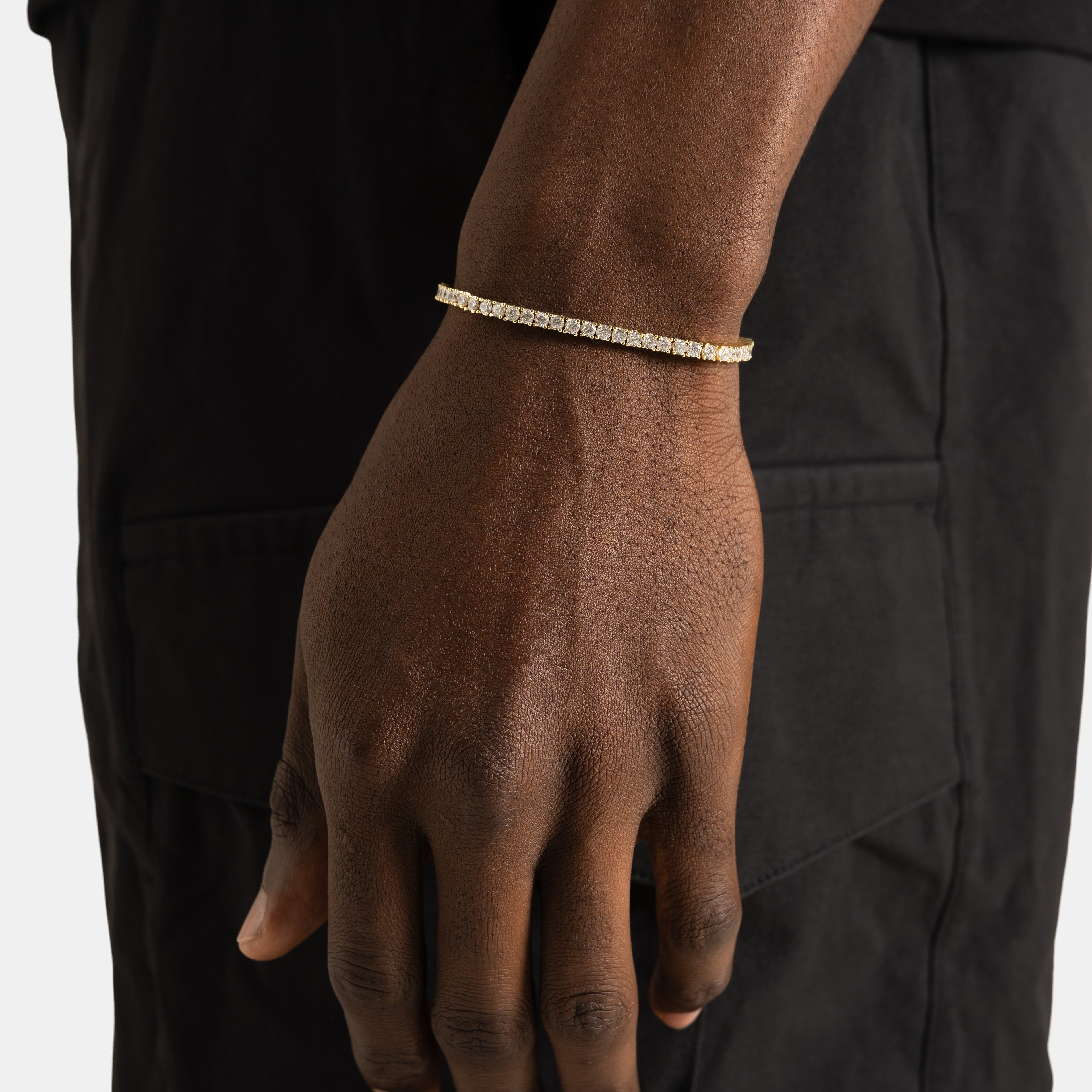 3mm Tennis Bracelet Gold