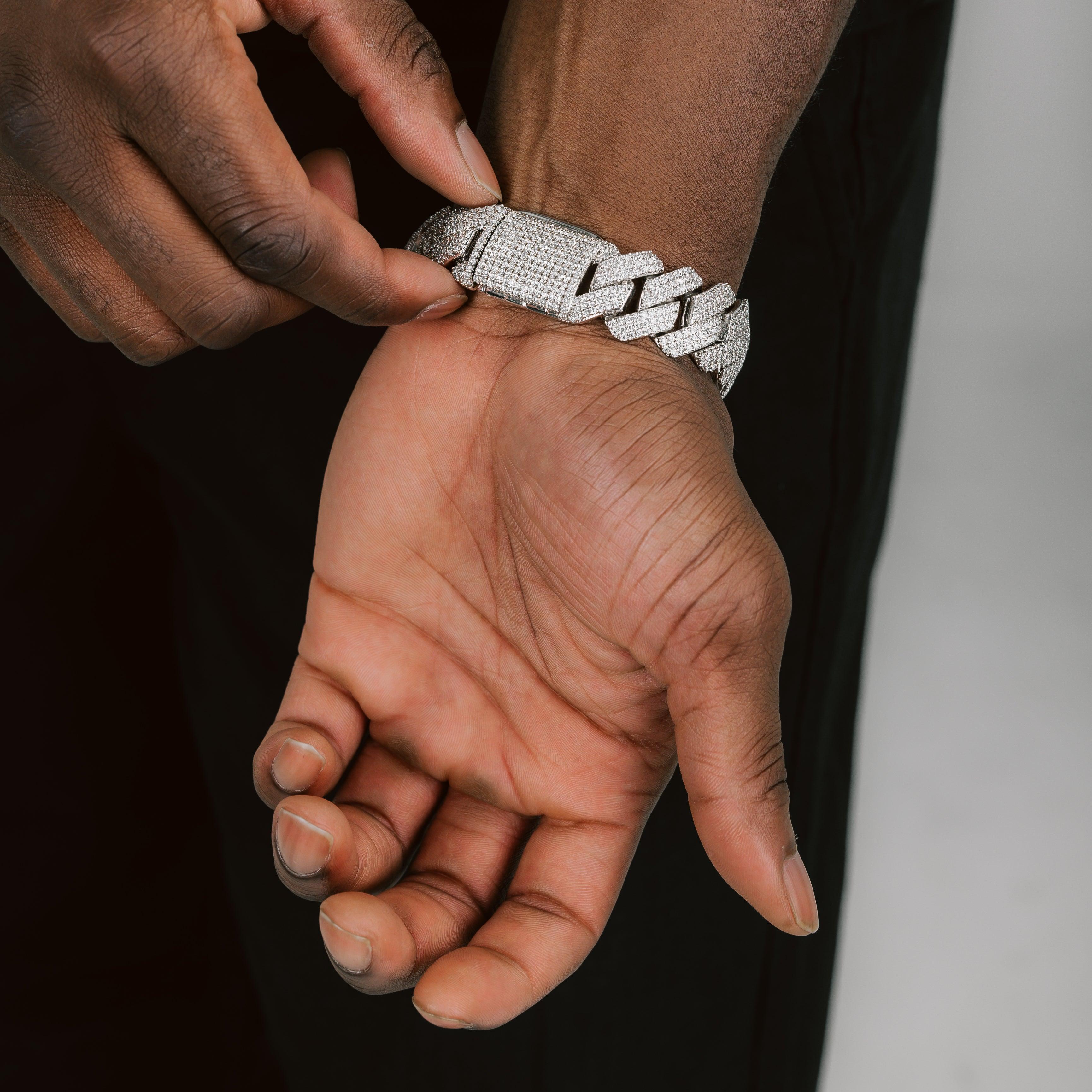 19mm Prong Cuban Bracelet