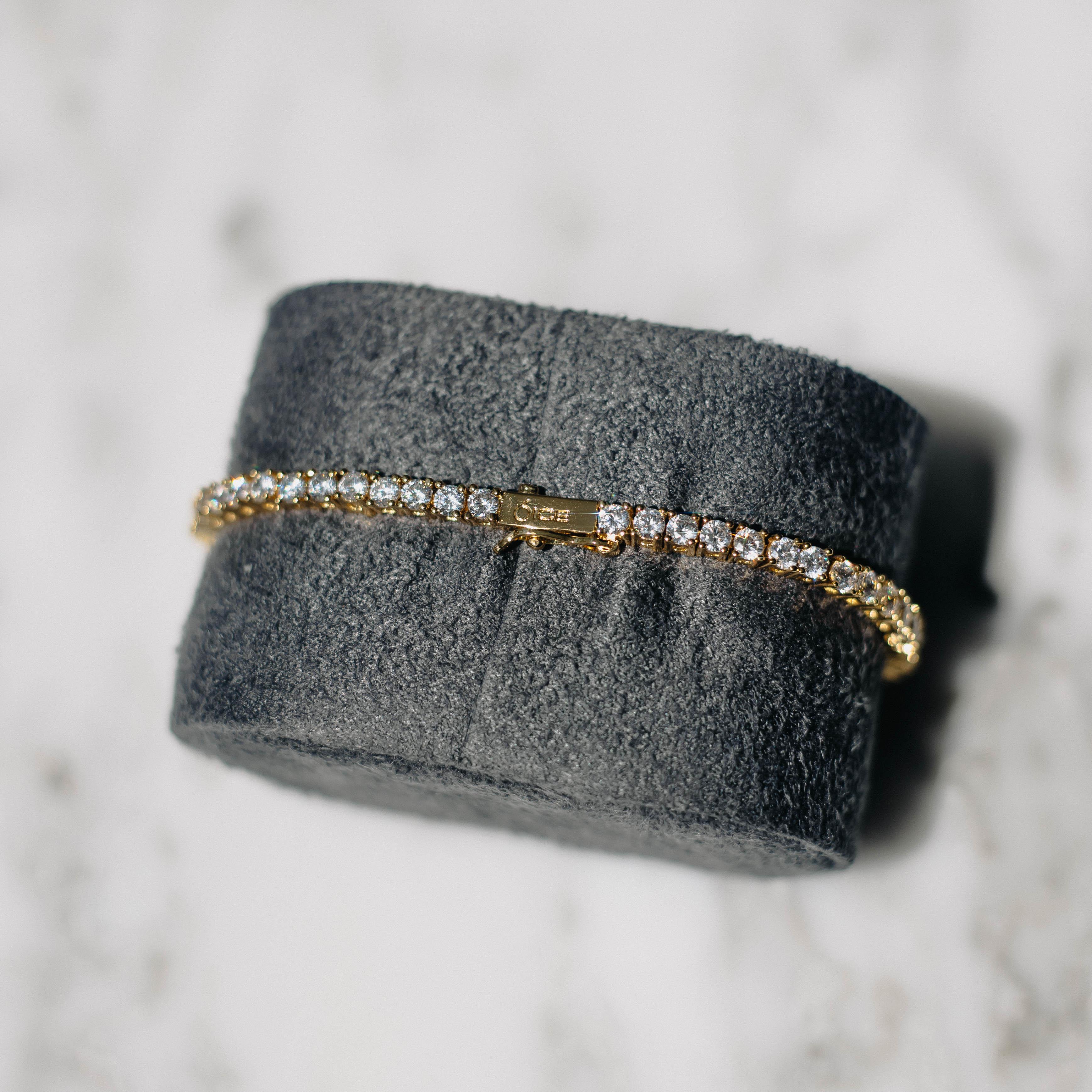 3mm Tennis Bracelet Gold